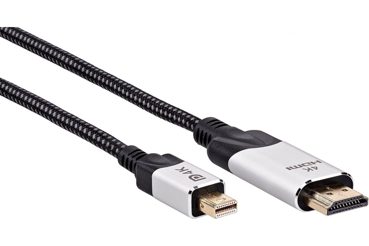 Кабель-переходник VCOM mini displayport m - hdmi m 4k 60hz 1.8m m CG615M-1.8