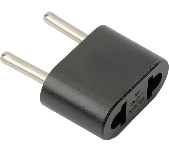 Cетевой переходник STEKKER 250V, 6A полипропилен, черный, ADP6-03-20 32858