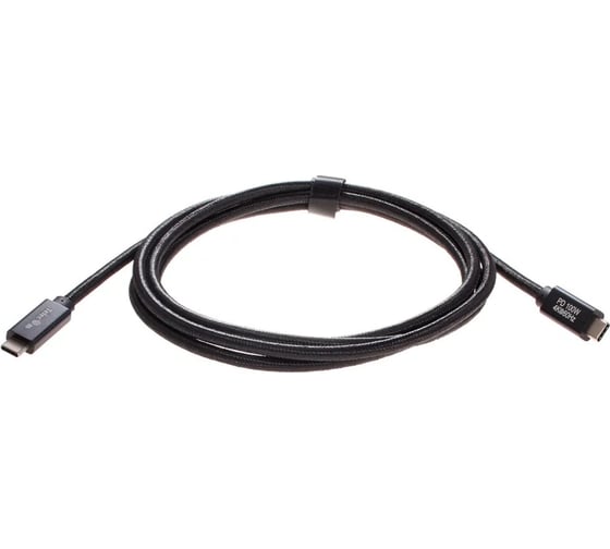 Кабель Telecom usb 3.1 type cm - cm, ic 5а 20gbs, длина 2m, черный TC420B-2M 1