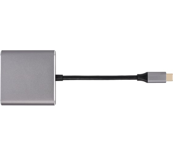 Кабель-адаптер Telecom usb 3.1 type cm - hdmi и usb 3.0 и pd 100wt charging 4k 30hz TUC010T
