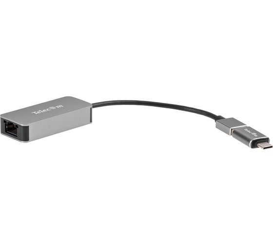 Кабель-переходник Telecom usb 3.0 - rj-45 2.5g ethernet и type c адаптер, 0.15m TU325M 1