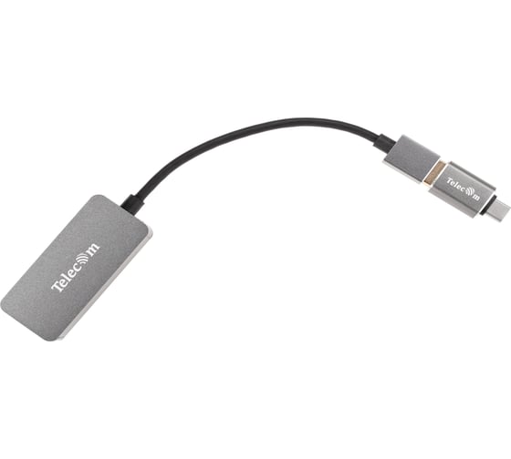 Кабель-переходник Telecom usb 3.0 - rj-45 2.5g ethernet и type c адаптер, 0.15m TU325M