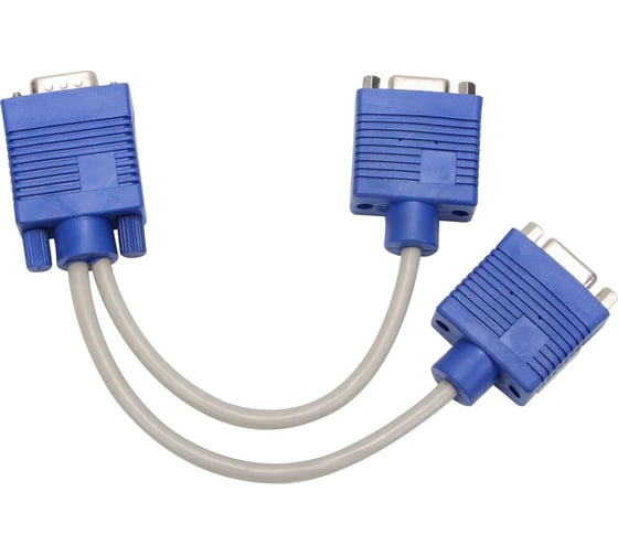 Кабель-разветвитель VCOM vga 1 - 2 1x15m/2x15f медь 0.2m VVG6530-0.2M