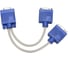 Кабель-разветвитель VCOM vga 1 - 2 1x15m/2x15f медь 0.2m VVG6530-0.2M 3