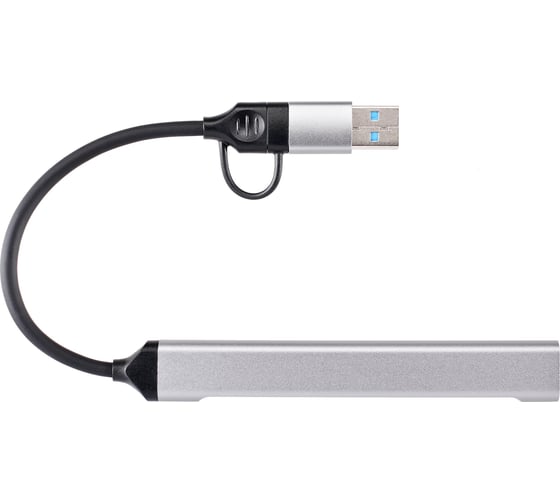 Адаптер VCOM type c или usb 3.0 a - usb 3.0 и 2хusb 2.0 и sd и tf DH297