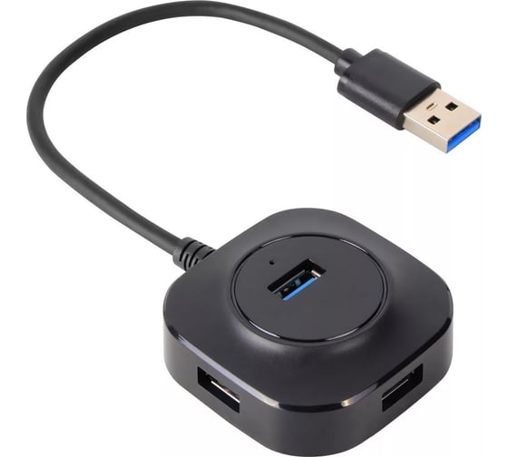 Кабель-концентратор VCOM usb 3.0 - 4хusb 3.0 и micro usb 0.3m DH307