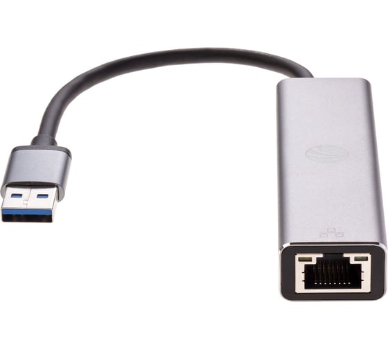 Переходник VCOM usb 3.0 - rj-45 1000mbps и 3хusb 3.0 aluminum shell 0.2m DH312A