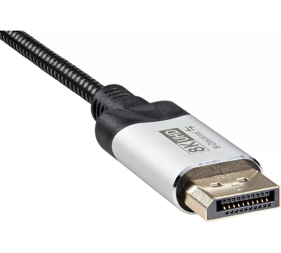 Кабель-адаптер VCOM displayport am - usb 3.1 type cm 8k 60hz 1.8m CU422VB-1.8
