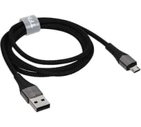 Кабель TFN microUSB knight 1.0m black TFN-CKNMICUSB1MBK