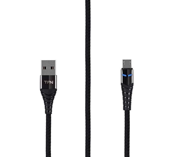 Кабель TFN microUSB knight 1.0m black TFN-CKNMICUSB1MBK