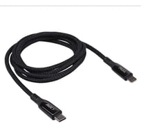 Кабель TFN 8pin-TypeC blaze 1.2m black TFN-C-BLZ-CL1M-BK