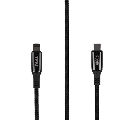 Кабель TFN 8pin-TypeC blaze 1.2m black TFN-C-BLZ-CL1M-BK