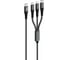 Кабель TFN 3в1 Type-C 1.2m grey TFN-C-3IN1-USBC-GR 2