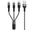 Кабель TFN 3в1 Type-C 1.2m grey TFN-C-3IN1-USBC-GR 5