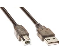 Кабель Telecom usb 2.0 am/bm 3m прозрачная изоляция VUS6900T-3M