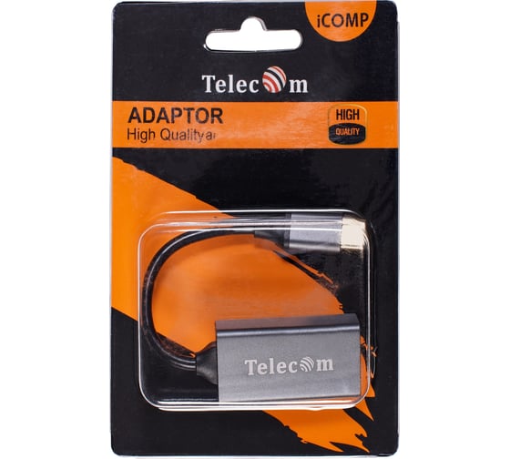 Переходник Telecom type c - audio 0.1m TA313C