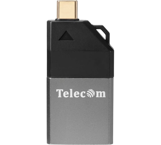 Переходник Telecom usb 3.1 type cm - hdmi f 4k 30hz aluminum shell TA314C