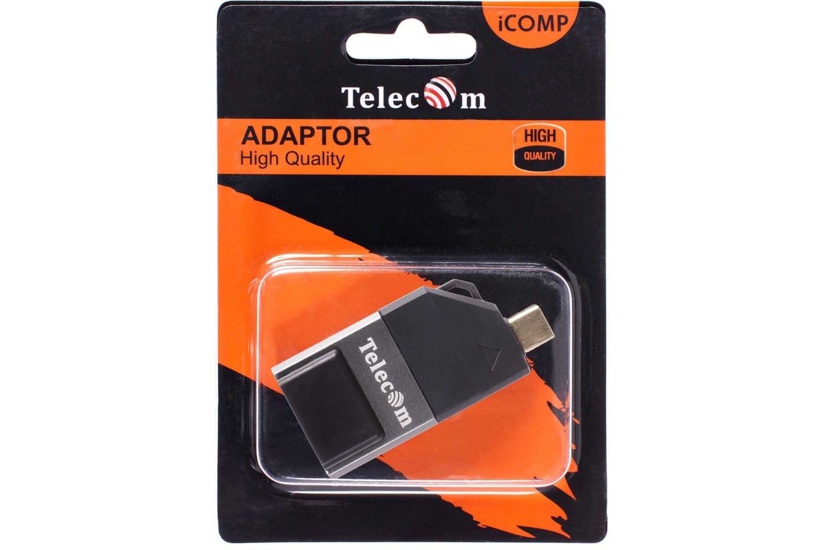 Переходник Telecom usb 3.1 type cm - vga f aluminum shell TA315C - выгодная  цена, отзывы, характеристики, фото - купить в Москве и РФ