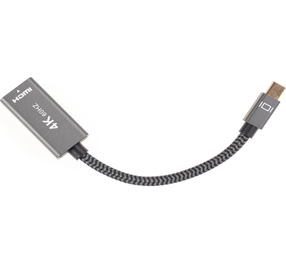 Адаптер Telecom mini displayport m - hdmi f 0.15m оплетка 4k 60hz TA565