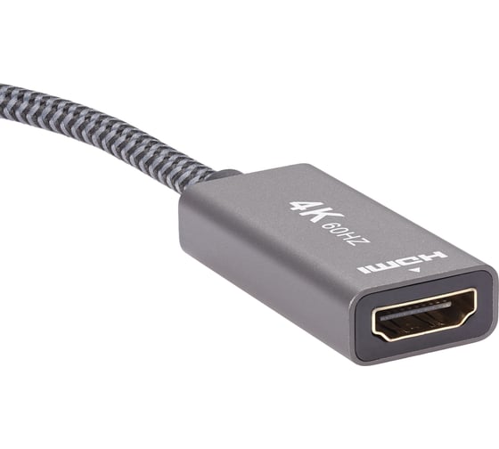 Адаптер Telecom mini displayport m - hdmi f 0.15m оплетка 4k 60hz TA565