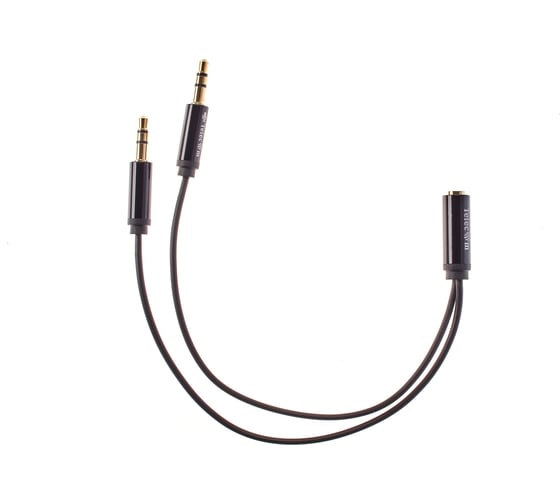 Кабель-адаптер Telecom 2x3.5 st m/3.5 st f 0.2m TAV205M-0.2M