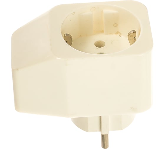 Адаптер с мультизаземлением ABL термопласт, 16A 2P+E 250V, белый 1115010