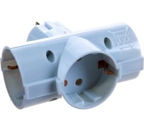 Электрический разветвитель STAYER MAXElectro, 3 гнезда, 16А/220В 55093-3