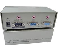 Разветвитель OSNOVO D-VA102 1VGA+1Стерео Аудио вх./2 VGA+2 Стерео Аудио. sct0339