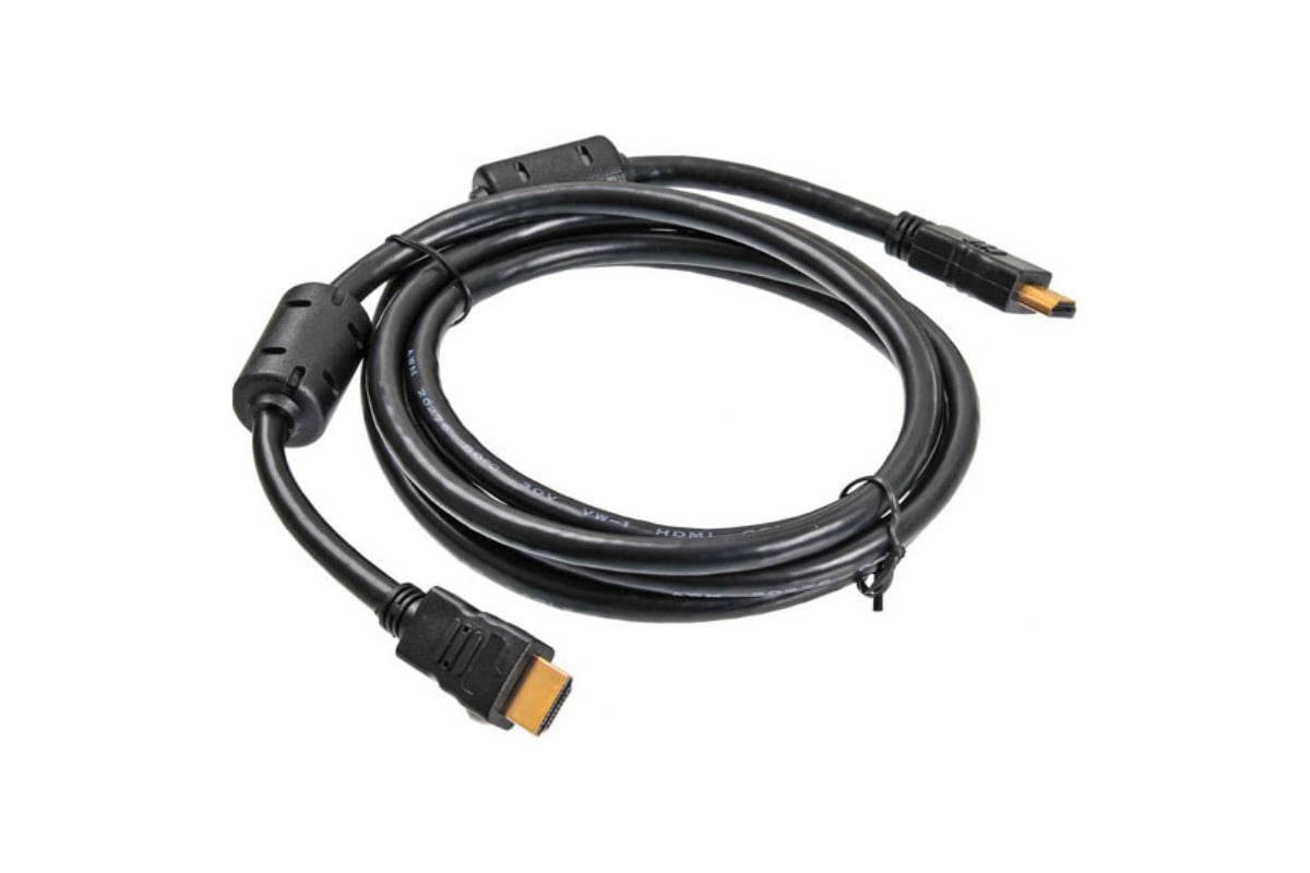 Кабель Ripo шнур hdmi/19m-hdmi/19m с ферритовыми кольцами, 1.8m, v 1.4 ...