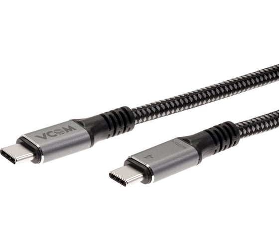 Кабель VCOM usb4 type cm - type cm 5k 60hz 40gbps pd 100w 5a 1.2m CU540M-1.2M