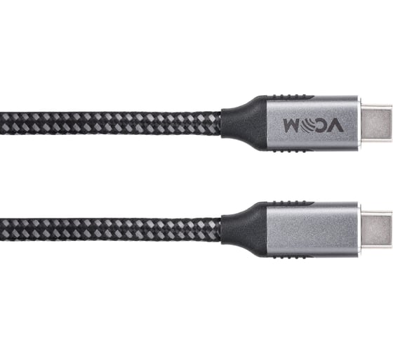 Кабель VCOM usb3.2 gen2x2 cm - cm 20gbs 100wt 4k 60hz all shell 1m CU420M-1M