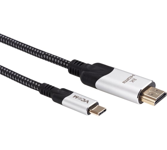 Кабель-адаптер VCOM usb 3.1 type cm - hdmi am 8k 30hz 1.8m alumi shell CU423MCV-1.8M