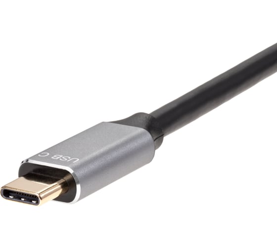 Кабель-адаптер VCOM usb type cm - displayport m 1.4v 8k 60hz pd 100w 1.8m alum shell CU480MCPD-1.8M