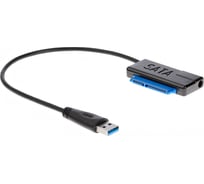 Кабель-адаптер VCOM usb 3.0 - sata iii 2.5/3,5" и ssd правый угол CU817A