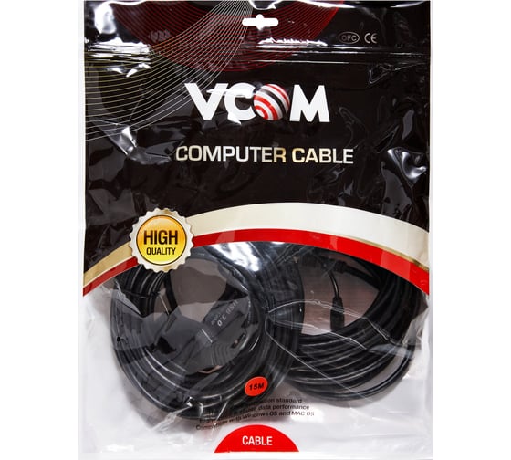 Кабель-адаптер VCOM usb 3.0-repeater удлинительный активный am - af 15m CU827-15M