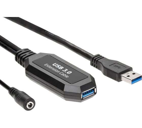Кабель-адаптер VCOM usb 3.0-repeater удлинительный активный am - af 15m CU827-15M