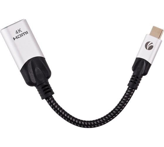Aдаптер VCOM usb 3.1 type cm - hdmi af 4k 60hz 0.15m alum CU423MV-4K