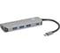 Aдаптер VCOM концентратор type c - 4 port usb 3.0 hub и pd alum shell CU4383 1