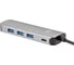 Aдаптер VCOM концентратор type c - 4 port usb 3.0 hub и pd alum shell CU4383 6