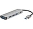 Aдаптер VCOM концентратор usb 3.1 type a - 4 usb 3.0 alum shell hub и pd CU4383A 1