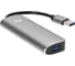 Aдаптер VCOM концентратор usb 3.1 type a - 4 usb 3.0 alum shell hub и pd CU4383A 4