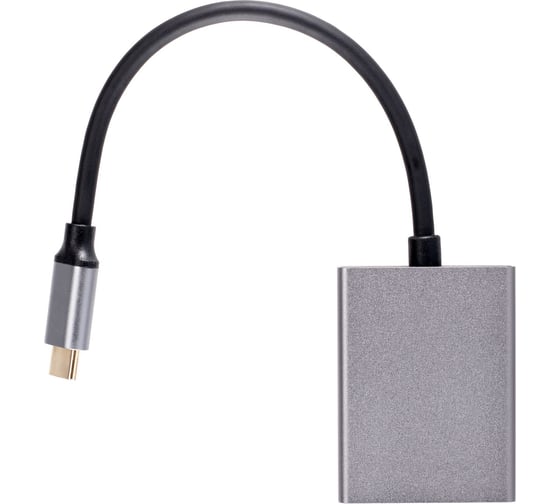 Aдаптер VCOM type c - rj45 и pd 100вт allum shell CU4591