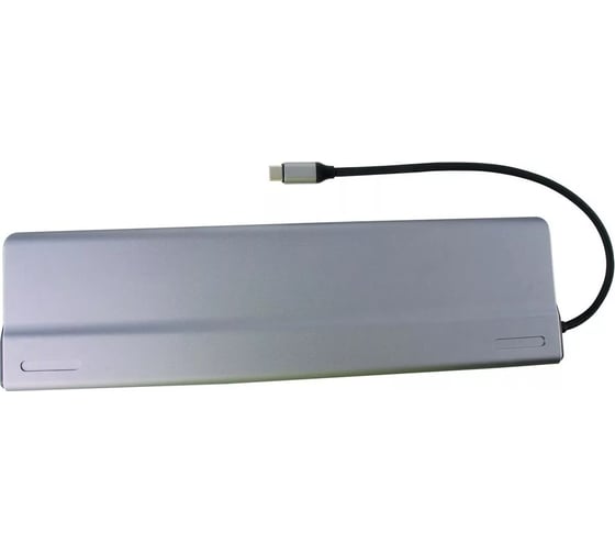 Aдаптер VCOM type c - 3хusb 3.0 и 2хusb 2.0 и vga и rj45 и sd и tf и aud и hdmi и displayport и 2хusb 3.1 data и pd CU4703