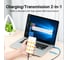 Кабель 3 в 1 VENTION USB 2.0 AM/ Micro-B, USB-C, Lightning M - 1м. Черный CQJHF 9