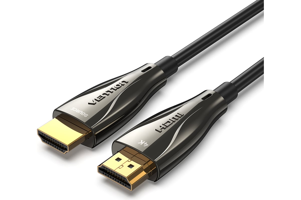 Оптический кабель VENTION HDMI v2.0 19M/19M - 30м. Черный ALABT