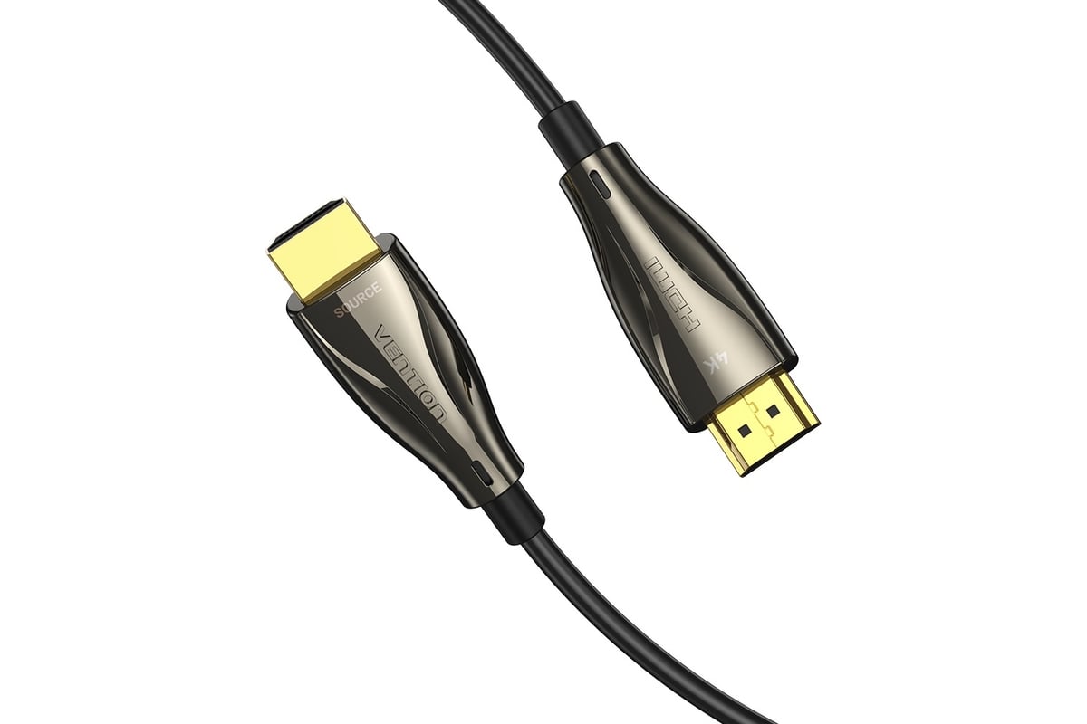 Оптический кабель VENTION HDMI v2.0 19M/19M - 30м. Черный ALABT