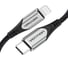 Кабель VENTION USB 2.0 CM/Lightning 8M для iPad/iPhone - 1м. Серебристый TACHF 3