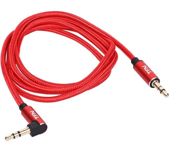 Кабель TFN AUX L-type 1.0m red-black TFN-CAUXL1MRD