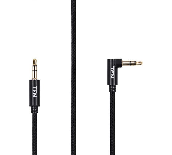 Кабель TFN AUX L-type 1.0m black TFN-CAUXL1MBK