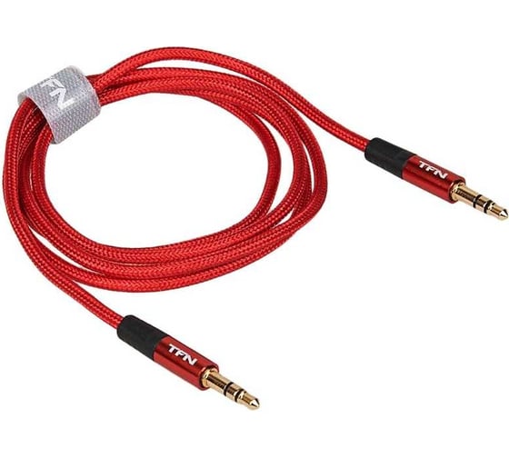 Кабель TFN AUX forza 1.0m red-black TFN-CFZAUXMET1MRD